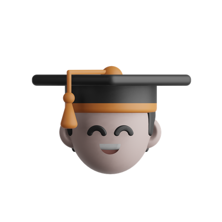 Graduate Student  3D Icon