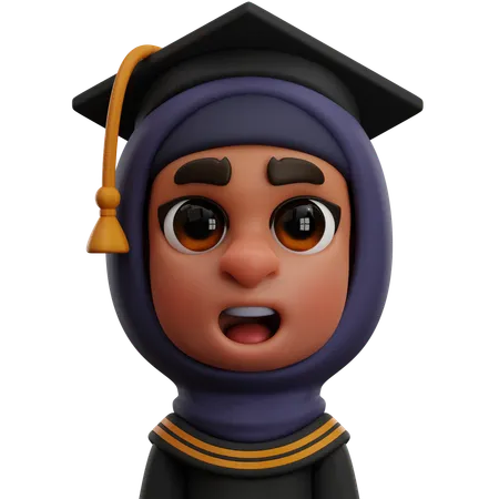 Graduate Student  3D Icon