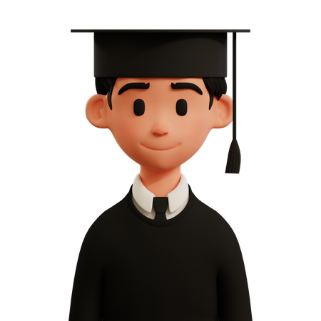 Graduate Student  3D Icon