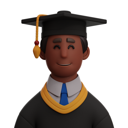 Graduate Student  3D Icon