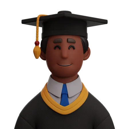 GRADUATE STUDENT  3D Icon