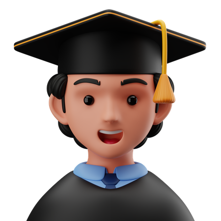 Graduated Student 3D Icon