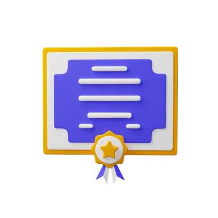 Graduated Certificate Download This Item Now 3D Icon