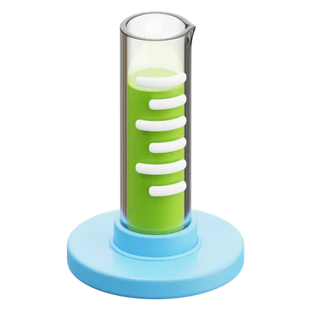 Graduated Cylinder  3D Icon