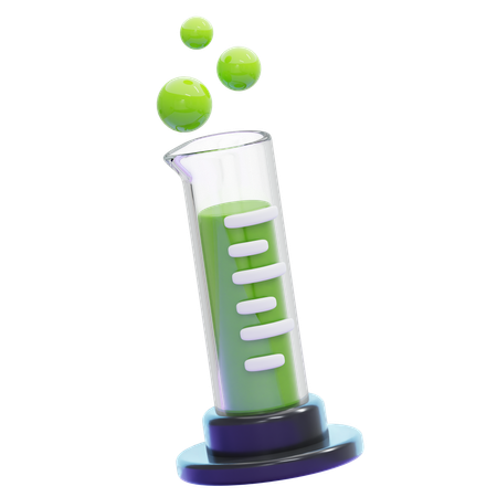 GRADUATED CYLINDER  3D Icon