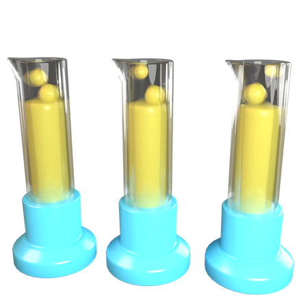 Graduated Cylinder  3D Icon