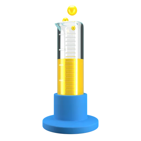 Graduated Cylinder  3D Icon