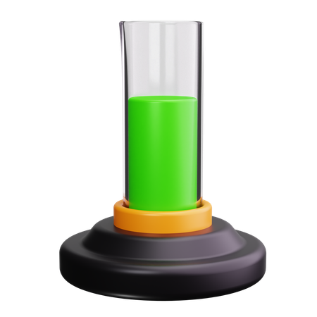 Graduated Cylinder  3D Icon