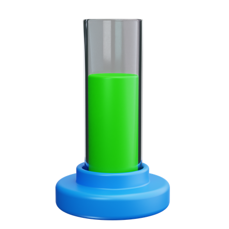 Graduated Cylinder  3D Icon