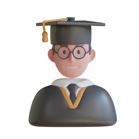 Graduated Student  3D Icon