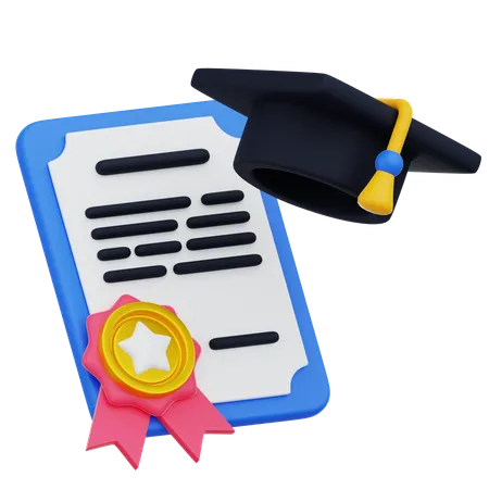 Graduation Icon Perfect For UI UX And Any Design Projects 3D Icon
