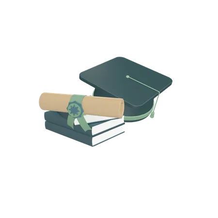 Graduation  3D Icon