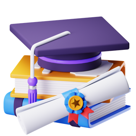 Graduation  3D Icon