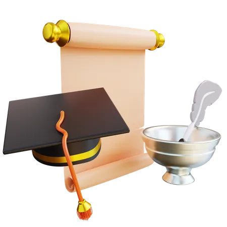 Graduation  3D Icon