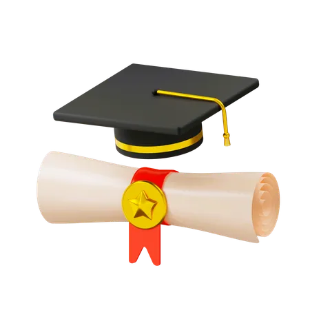 Graduation  3D Icon