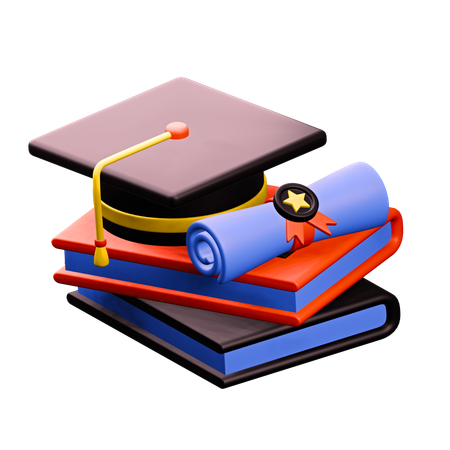 Graduation  3D Icon