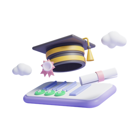 Graduation  3D Icon