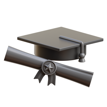 Graduation  3D Icon