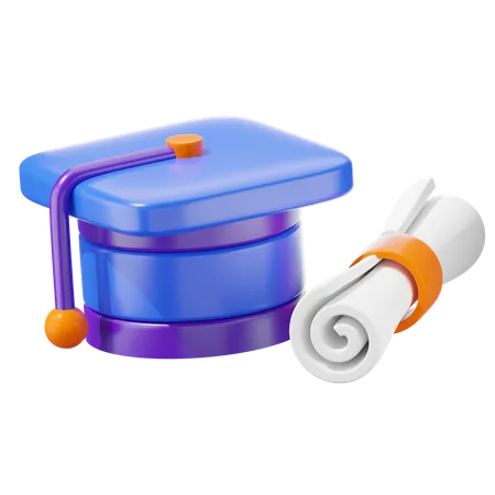 Graduation  3D Icon