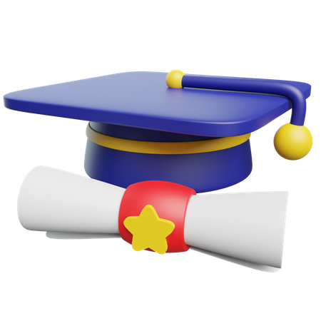 Graduation  3D Icon