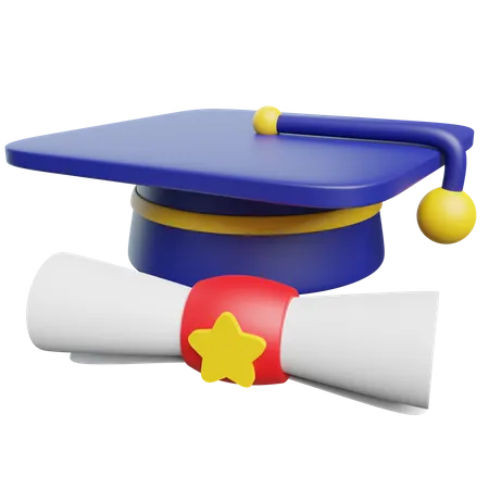 Graduation  3D Icon