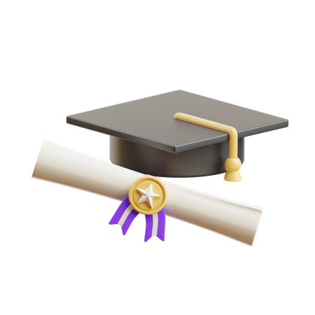 Graduation  3D Icon