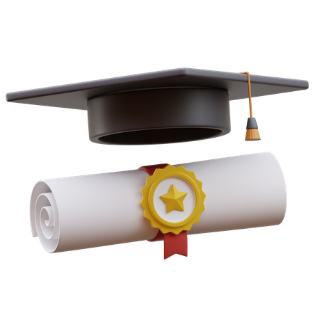 Graduation  3D Icon