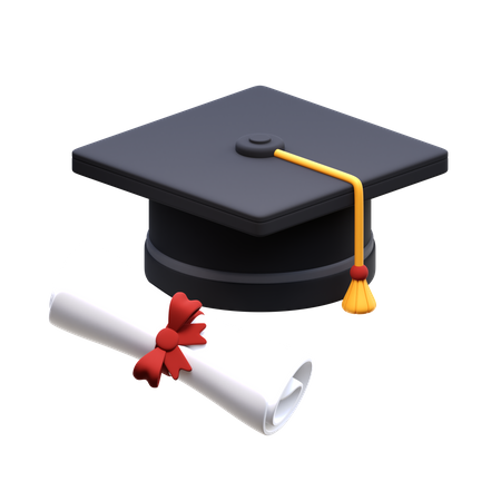 Graduation  3D Icon