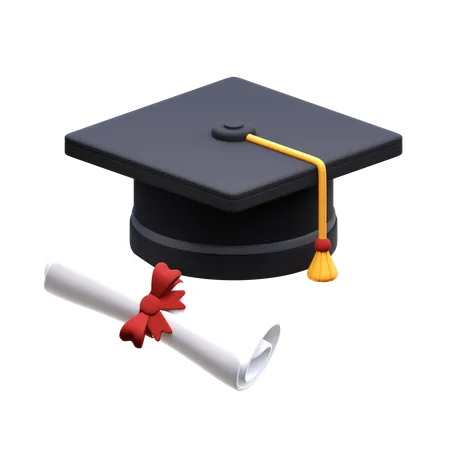 Graduation  3D Icon