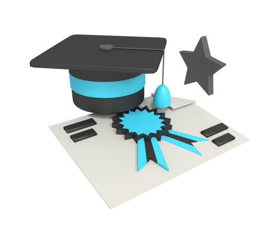 Graduation  3D Icon