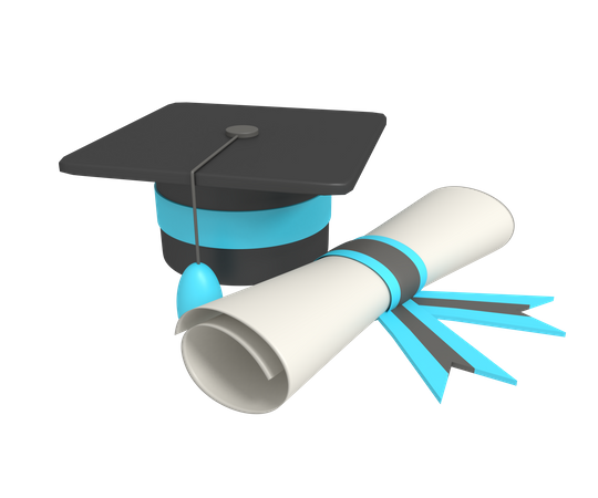 Graduation  3D Icon