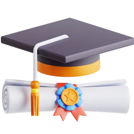 Graduation  3D Icon