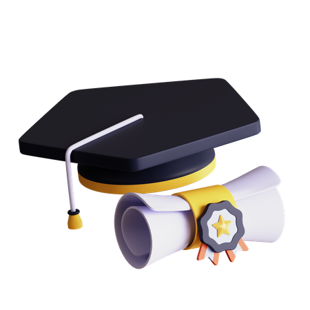 Graduation  3D Icon