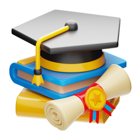 Graduation  3D Icon