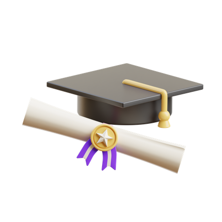 Graduation  3D Icon
