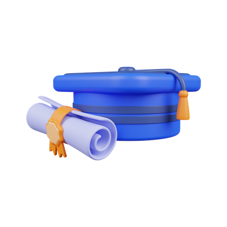 Graduation  3D Icon