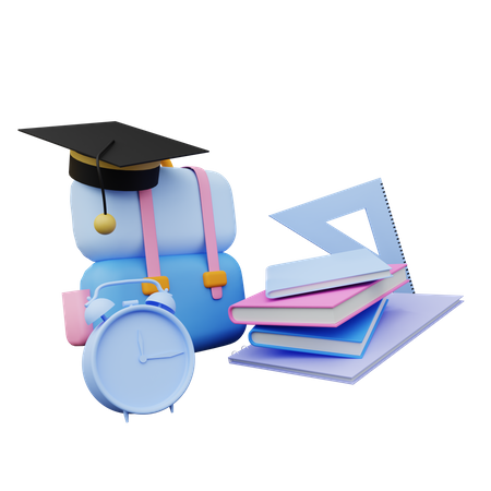 Graduation  3D Icon
