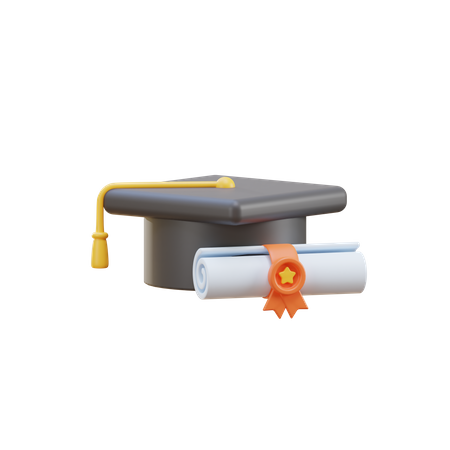Graduation  3D Icon