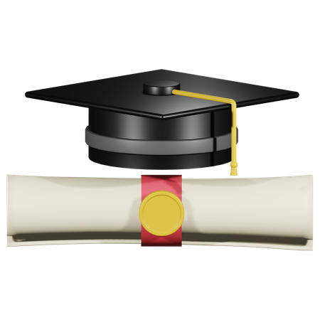 Graduation  3D Icon