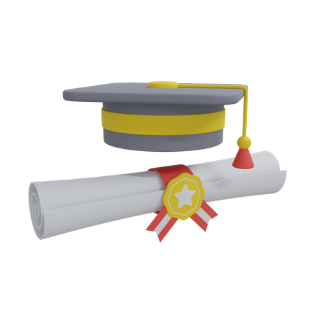Graduation  3D Icon
