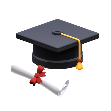 Graduation  3D Icon