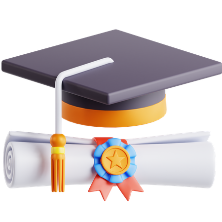 Graduation  3D Icon