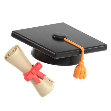 Graduation  3D Icon