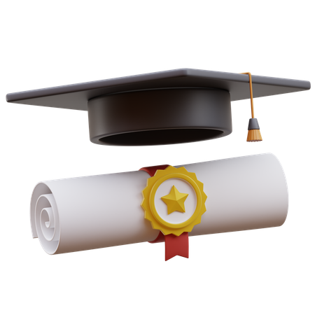 Graduation  3D Icon