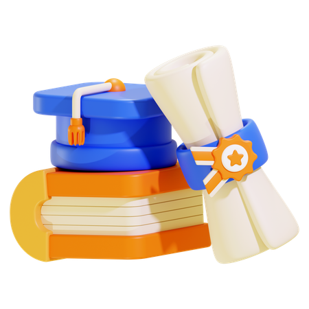 Graduation  3D Icon