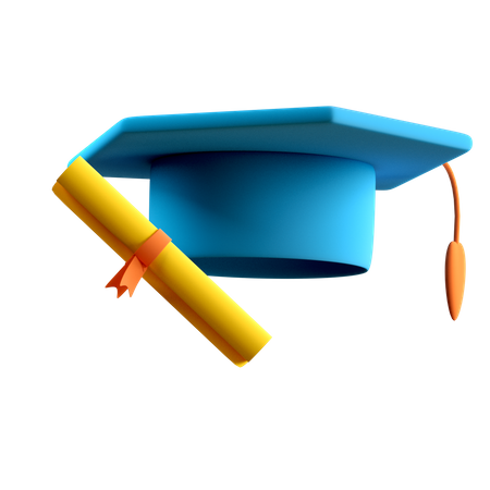 Graduation  3D Illustration