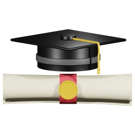 Graduation 3 D Icon 3D Icon