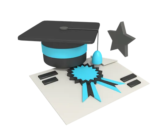 Graduation  3D Icon