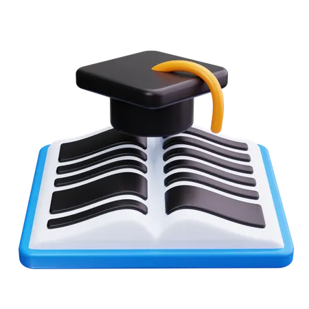 Graduation Book  3D Icon