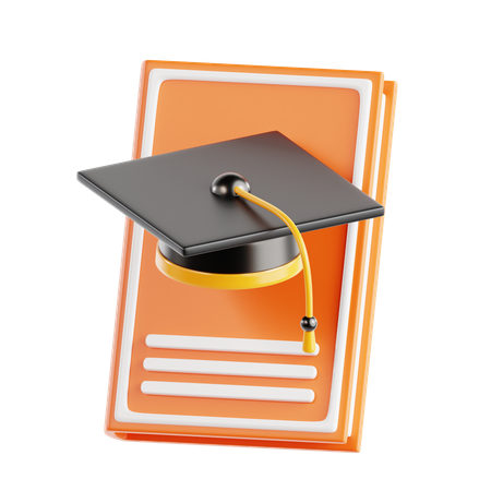 Graduation Book  3D Icon